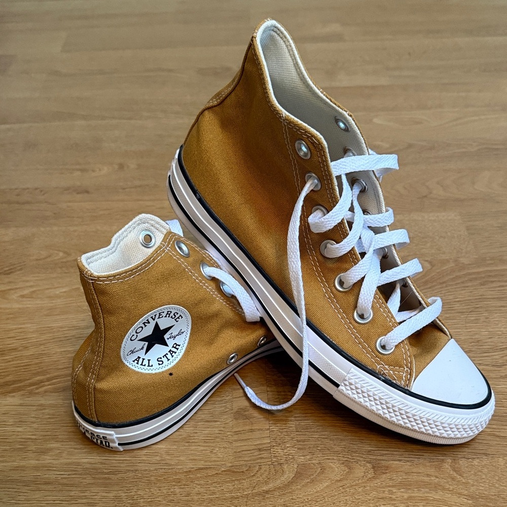 Converse High-Top Sneakers - Mustard Yellow